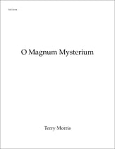 O magnum mysterium SATB choral sheet music cover